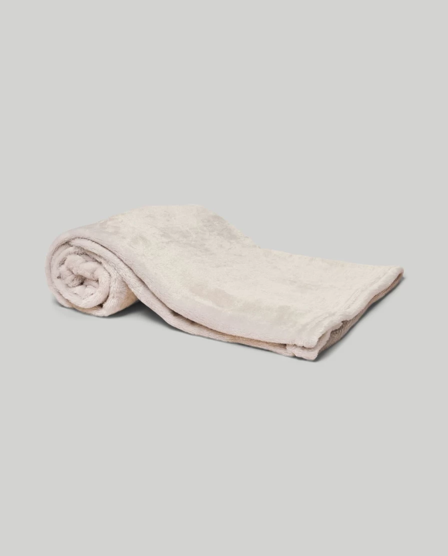 Blukids Embroidered Faux Fur Blanket for Babies - Soft Luxury Nursery Throw