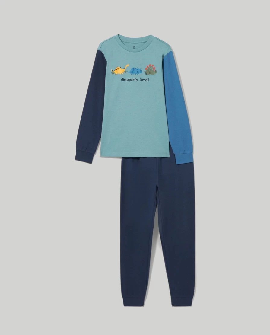 "Blukids 100% Pure Cotton Long Pajamas for Kids - Comfortable Children's Sleepwear"