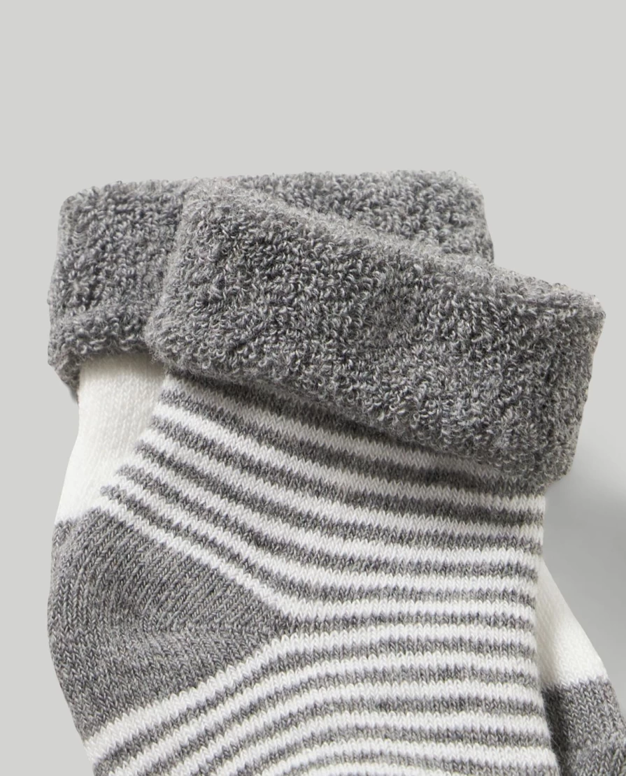 Blukids Organic Cotton Terry Socks for Babies - Soft Pack of 2