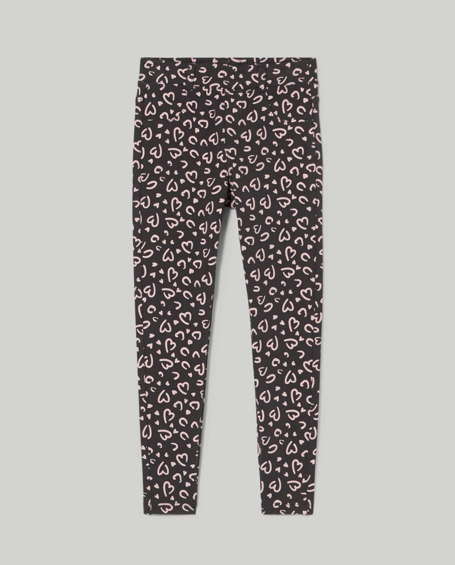 Blukids Girls' Stretch Cotton Sweatshirt & Treggings Set - Comfortable Kids Activewear
