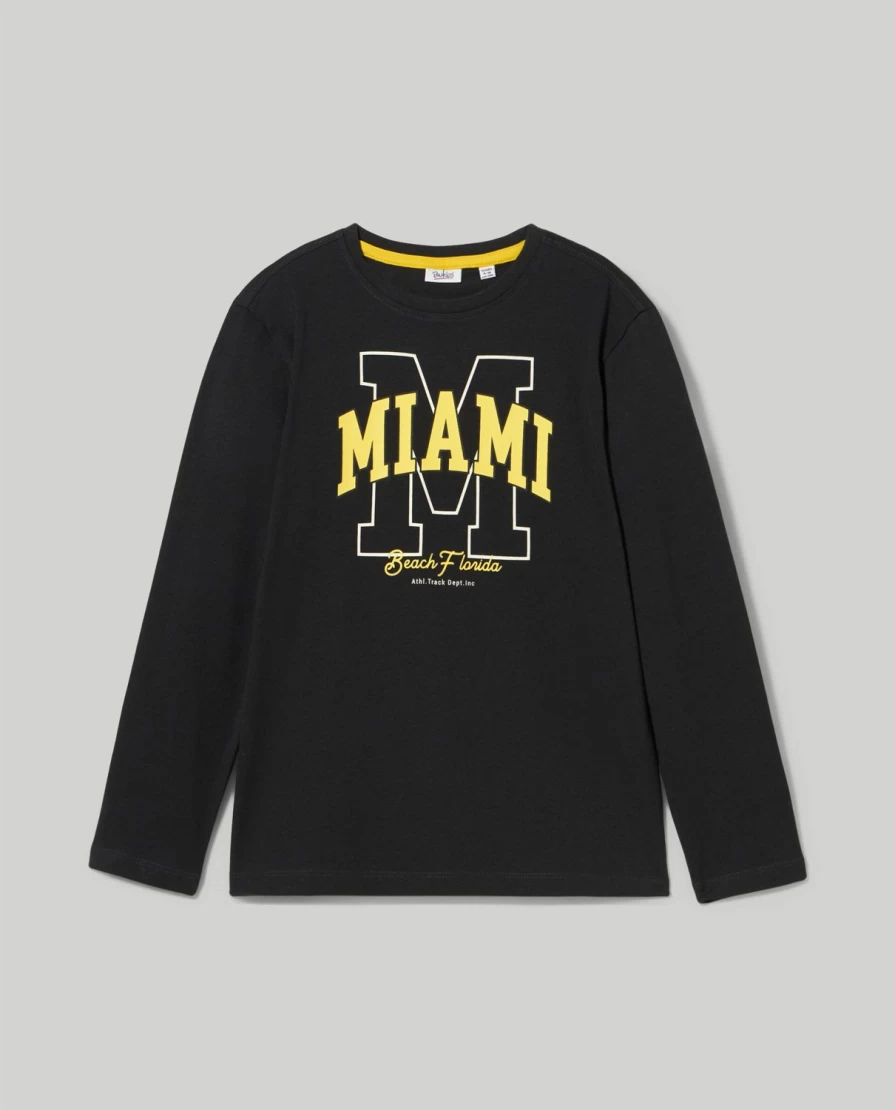Blukids Youth Boys' Long-Sleeve 100% Cotton T-Shirt - Soft Comfortable Casual Tee