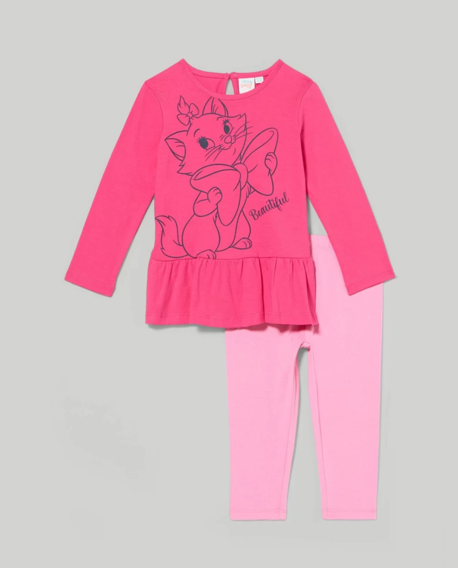 Blukids Newborn Baby Girl Jogging Set - Stretch Cotton Comfort Outfit