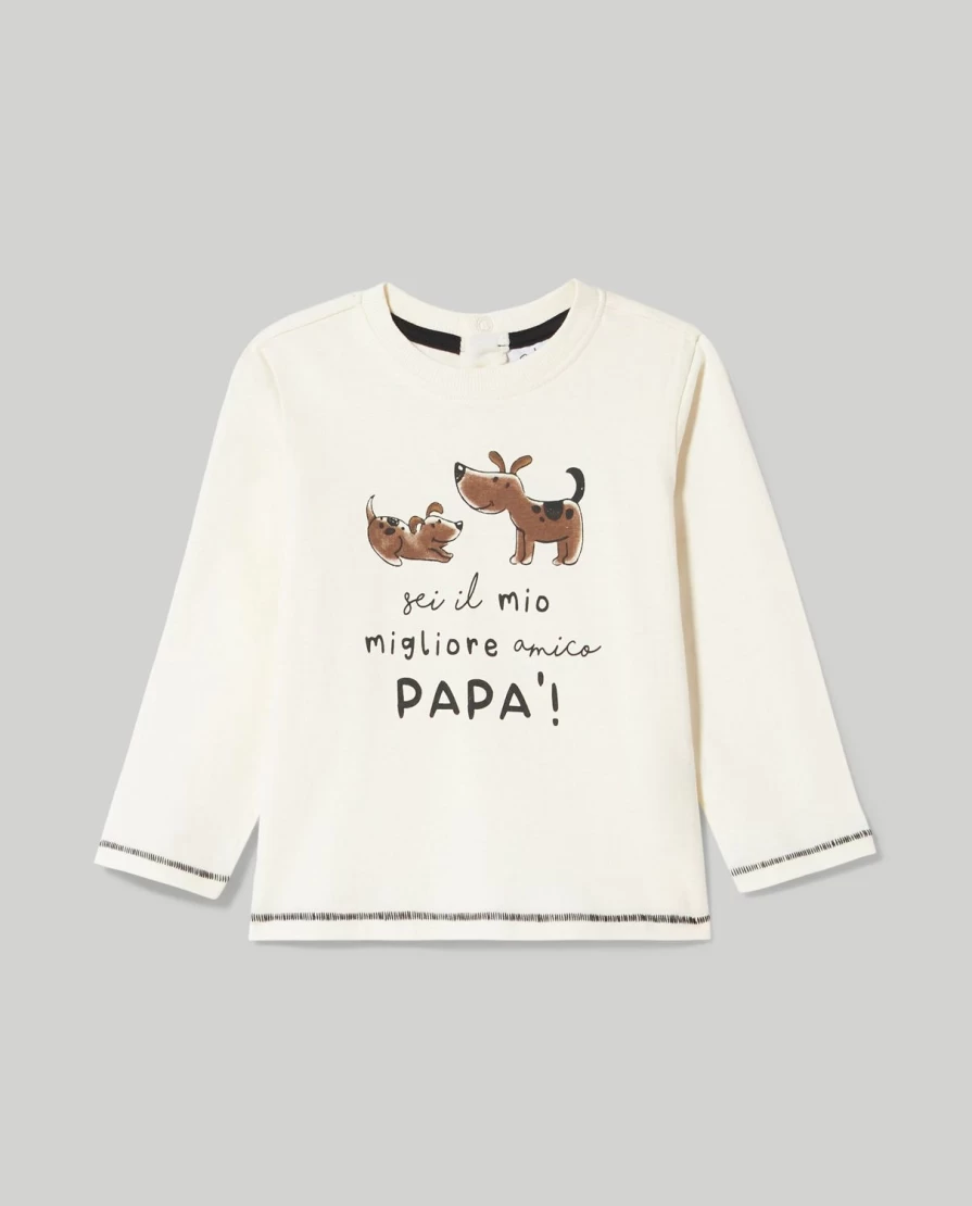 Blukids Newborn Pure Cotton T-Shirt with Adorable Baby Embroidery - Soft & Comfortable Infant Tee