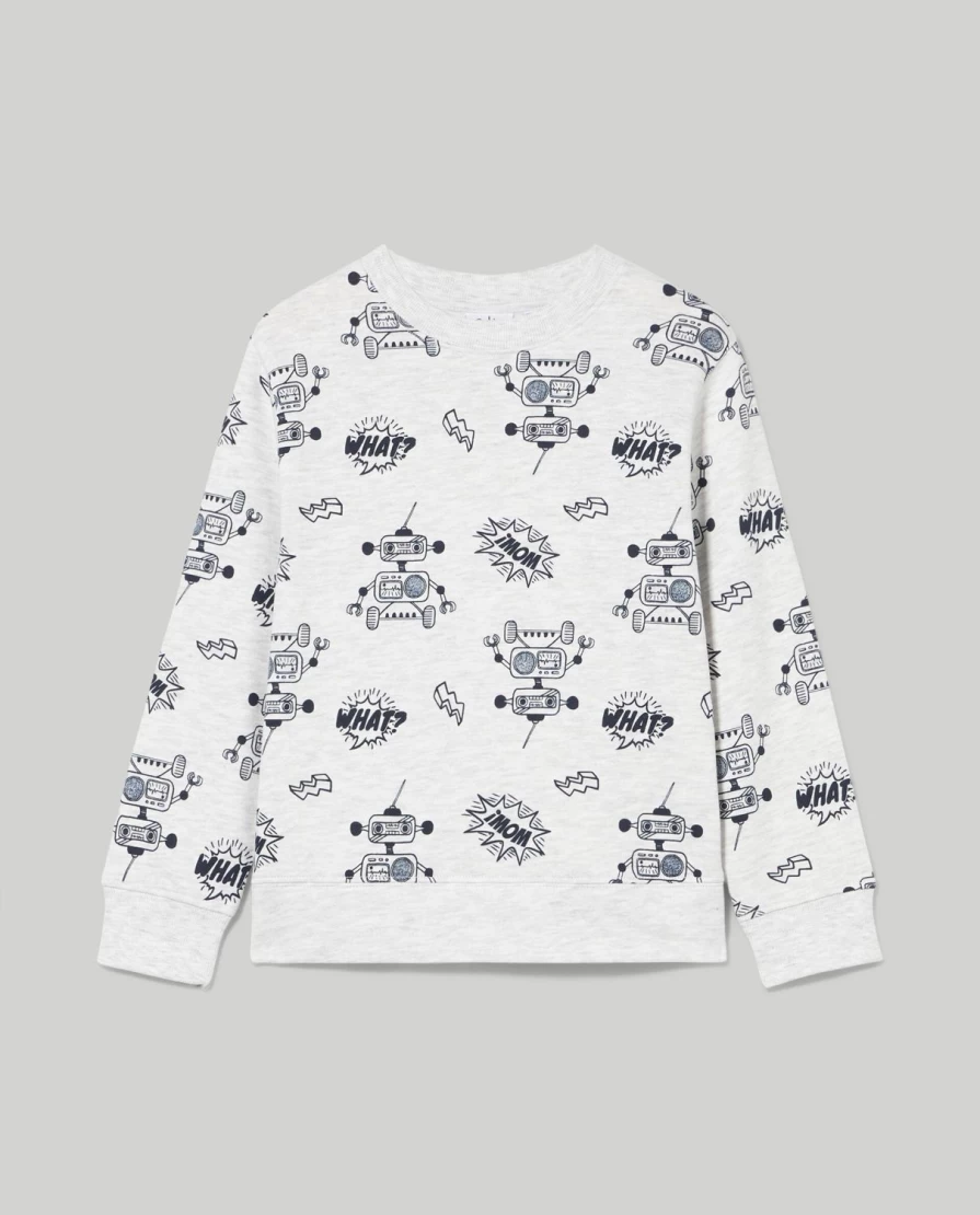 Blukids Baby Cotton Crew Neck Sweatshirt for Children - Soft Comfortable Kids Pullover