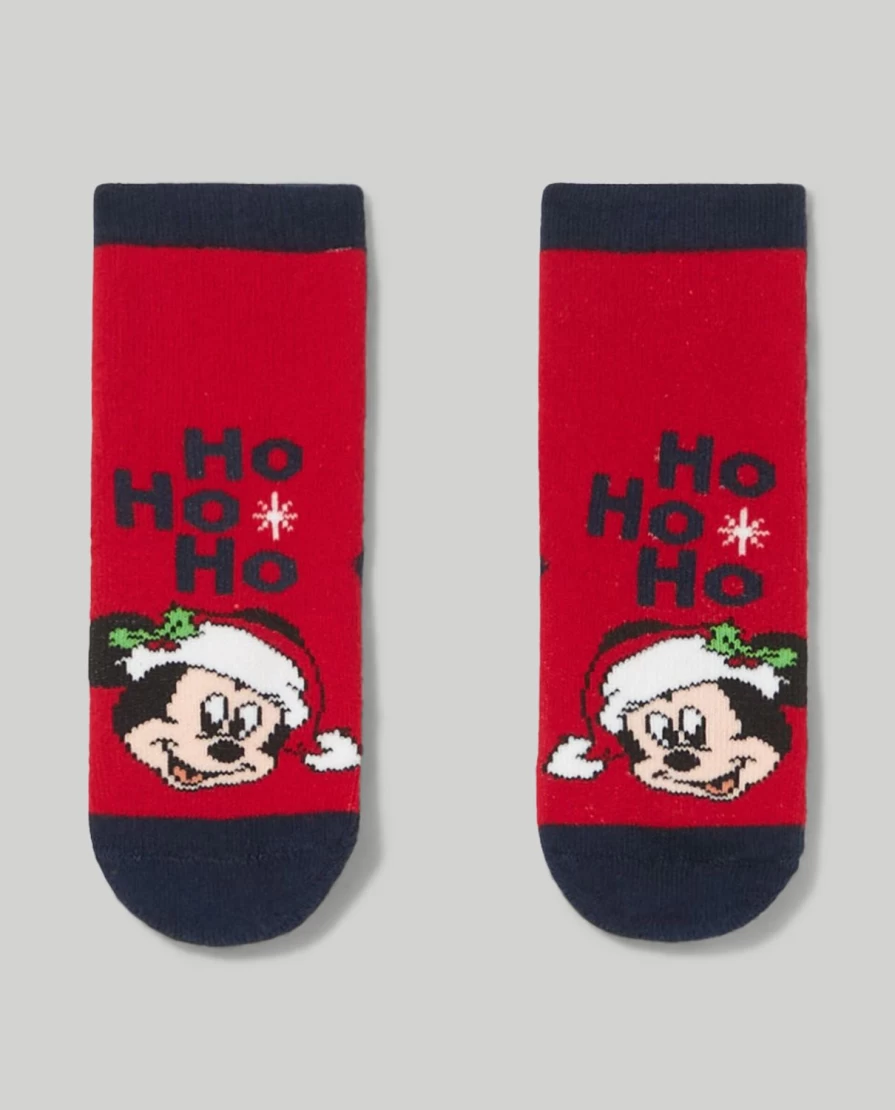 Blukids Non-Slip Disney Baby Socks for Newborns - Soft & Comfortable Infant Footies