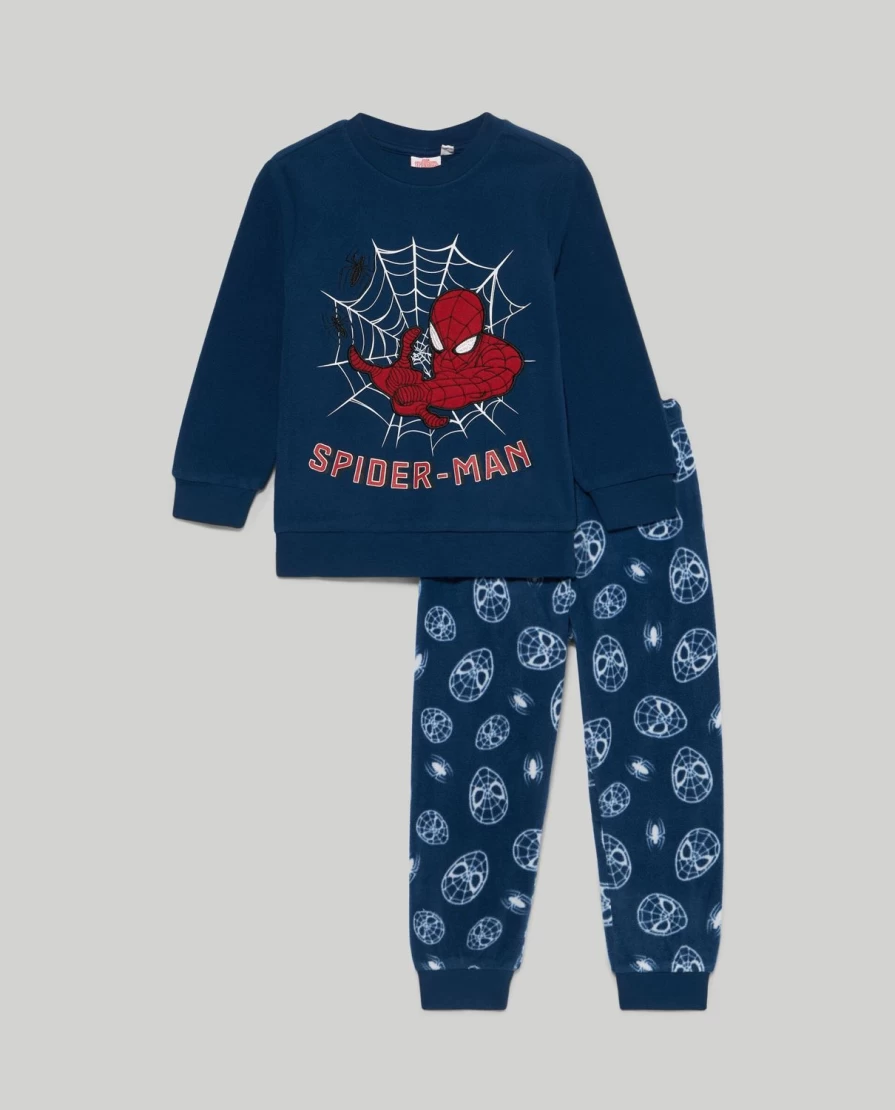 Blukids Boys' Cozy Long Fleece Pajamas for Kids - Warm Winter Sleepwear for Children