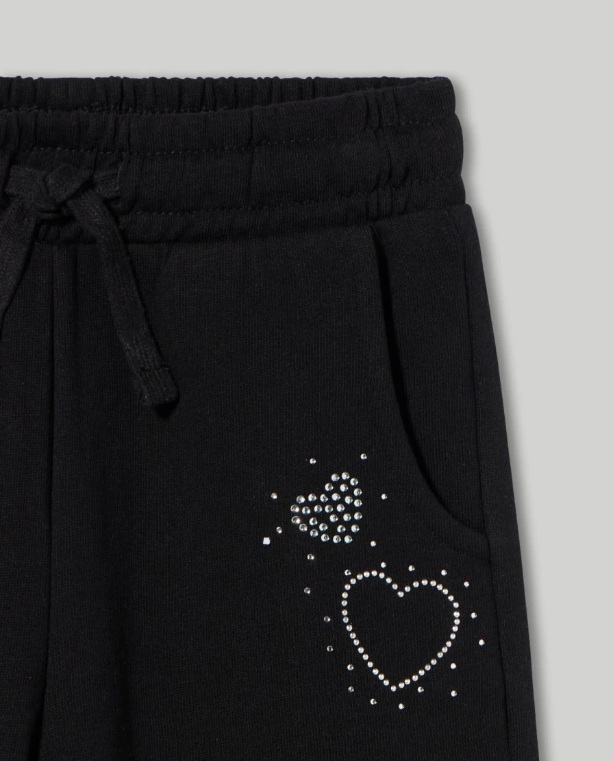 "Blukids Girls' Comfortable Wide Leg Sweatpants for Children"
