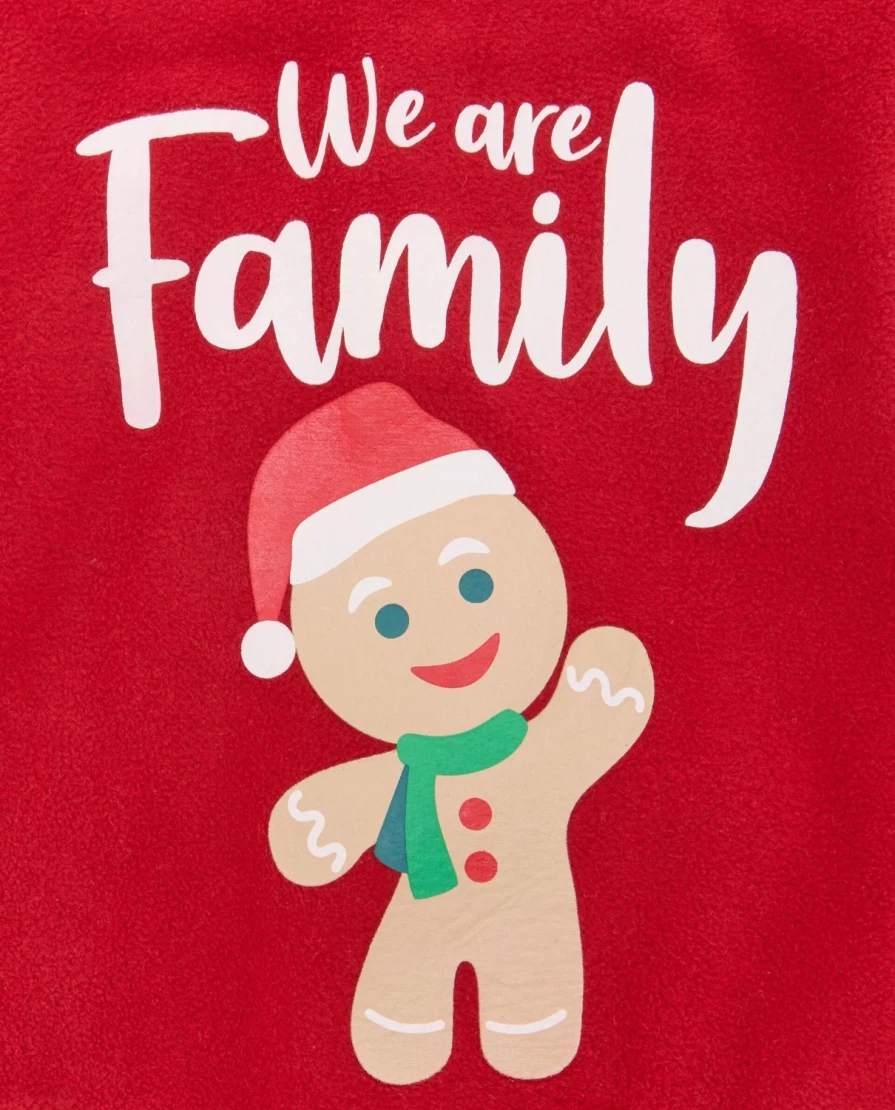 Blukids Newborn Christmas Fleece Pajamas for Baby Boys & Girls - Long Family Holiday Sleepwear