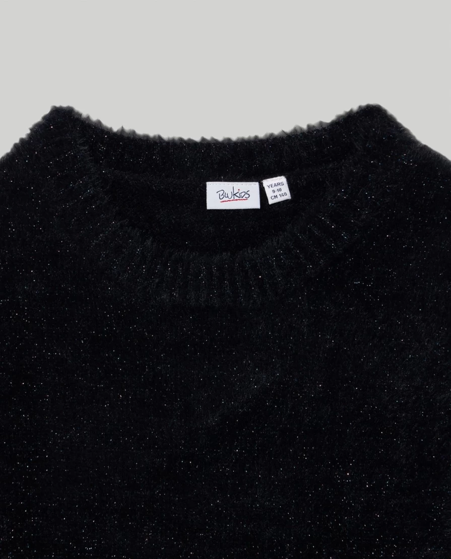 Blukids Youth Tricot Fur Effect Yarn for Soft Knitwear - Cozy & Stylish