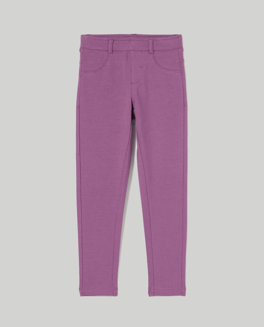 Blukids Girls' Stretch Fleece Treggings - Soft & Comfortable Winter Leggings for Children