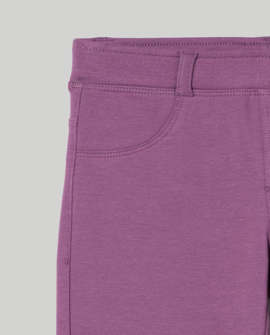 Blukids Girls' Stretch Fleece Treggings - Soft & Comfortable Winter Leggings for Children