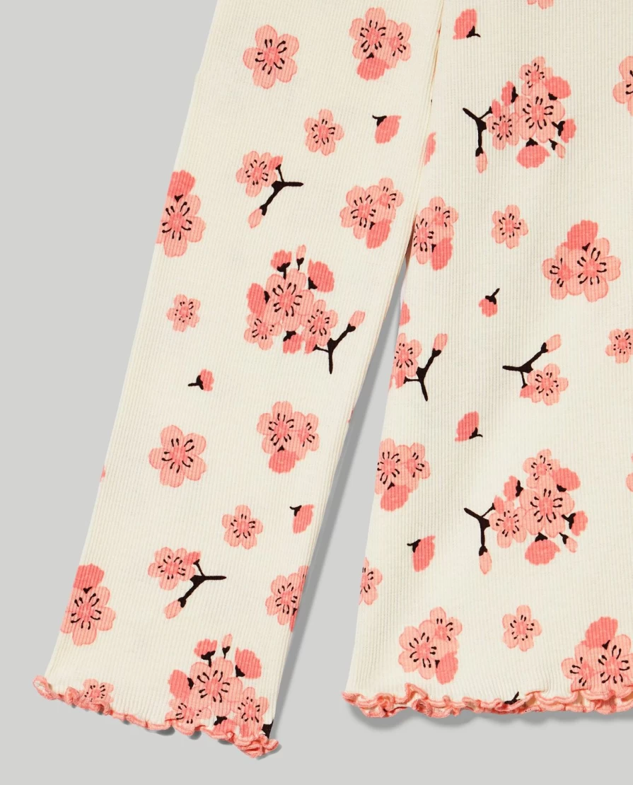 "Blukids Youth Long Ribbed Pajamas for Girls - Comfortable Sleepwear"