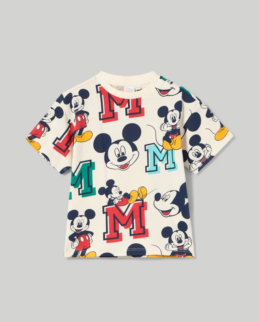 Blukids Newborn Mickey Mouse Pure Cotton T-Shirt for Baby Boys & Girls