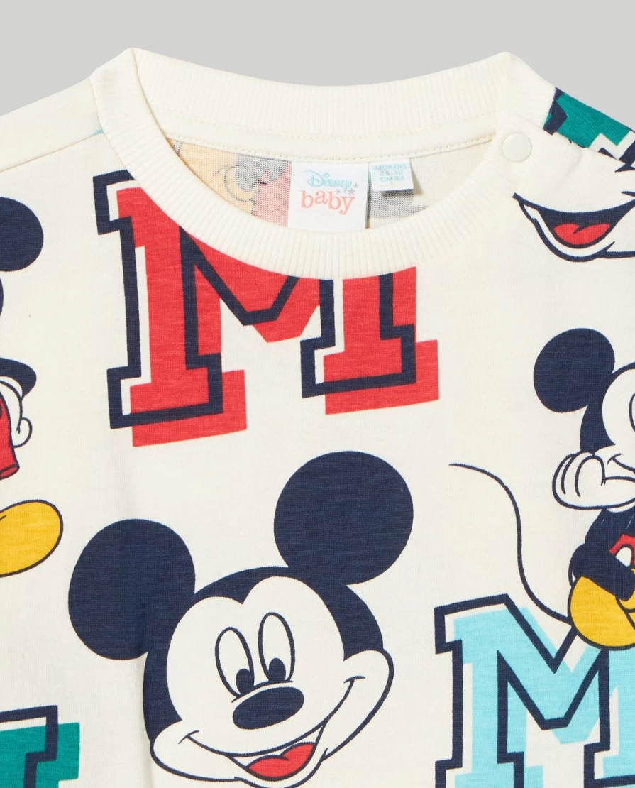 Blukids Newborn Mickey Mouse Pure Cotton T-Shirt for Baby Boys & Girls