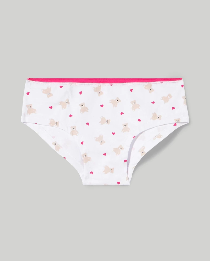 Blukids 3-Pack Girls' Soft Stretch Cotton Briefs for Children - Comfortable Underwear