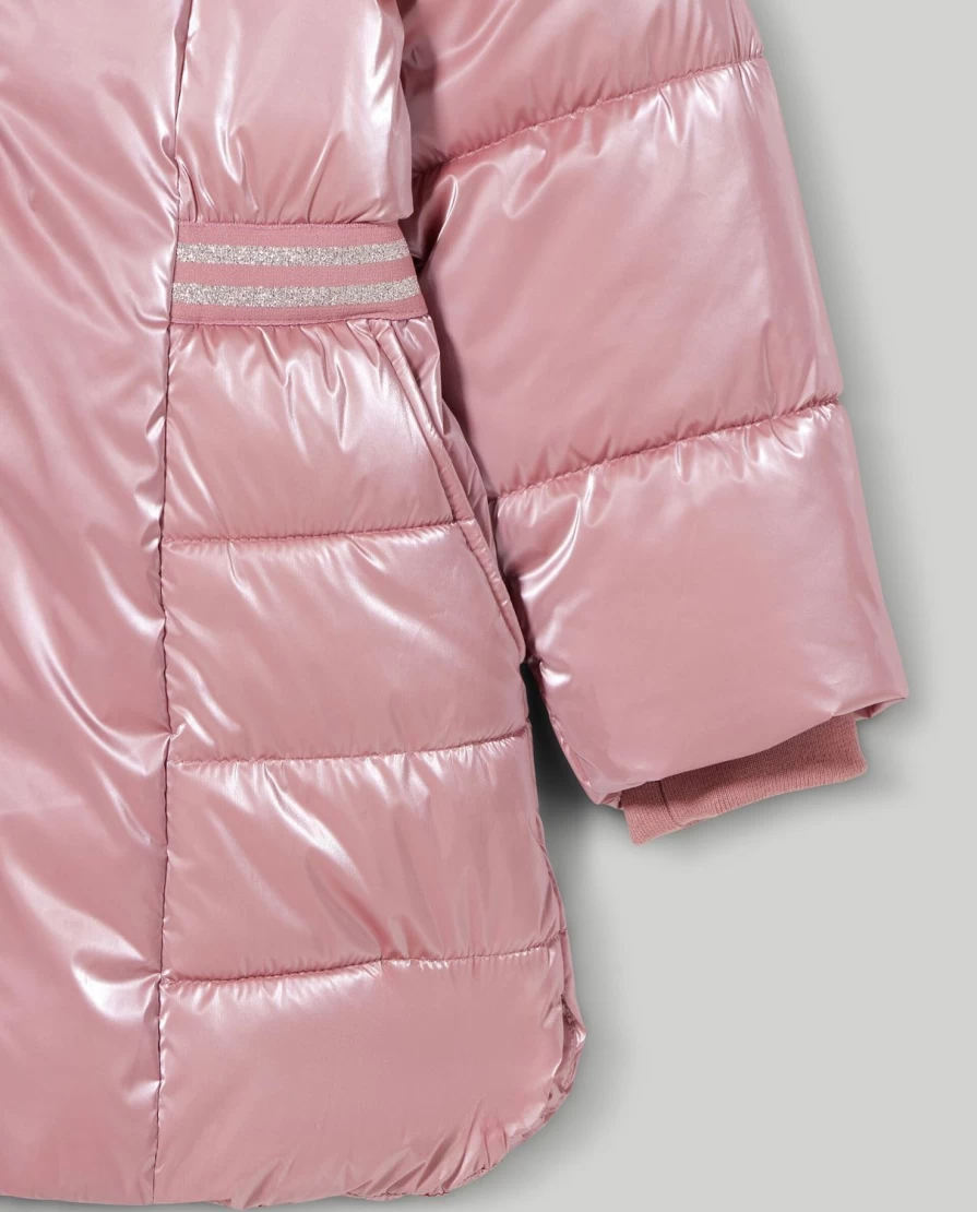 Blukids Girls Recycled Padded Jacket - Eco-Friendly Warm Coat for Children