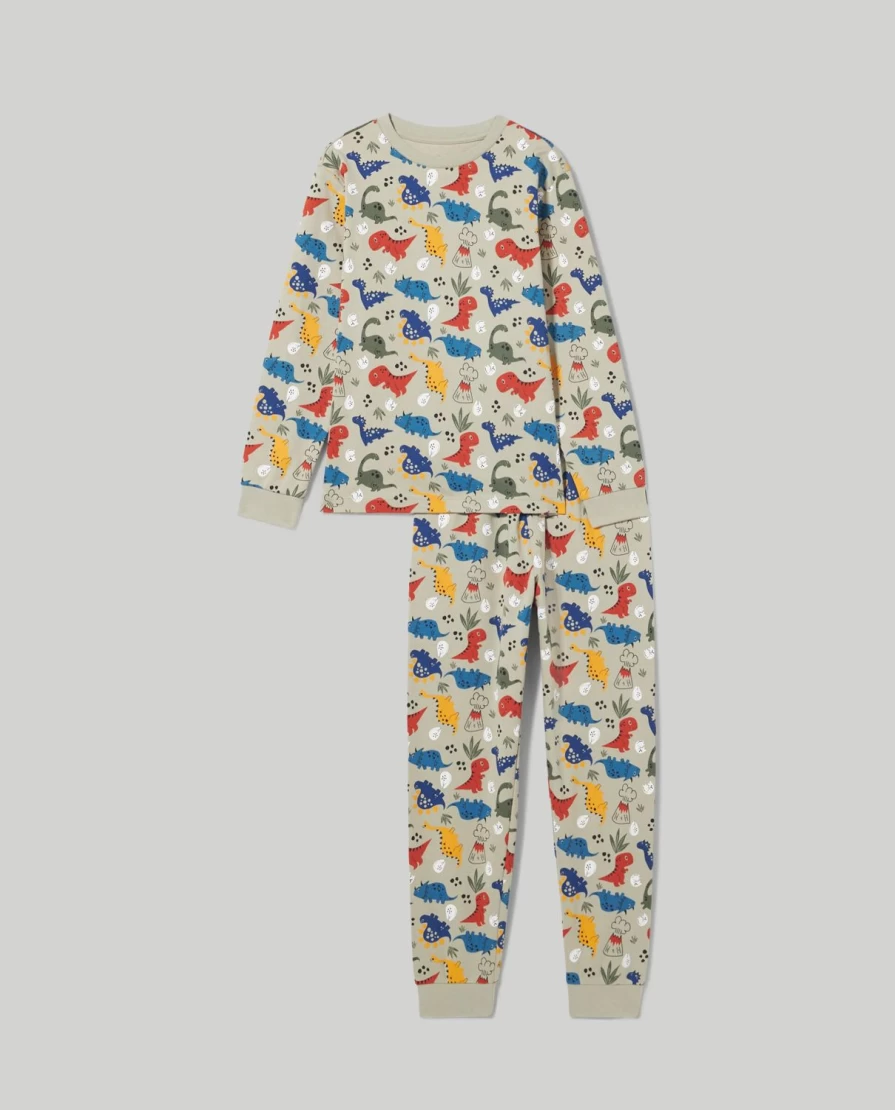 "Blukids Pure Cotton Long Pajamas for Kids – Comfortable Children’s Sleepwear"