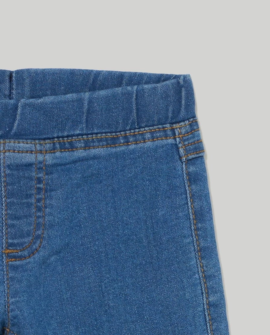 Blukids Girls' Stretch Cotton Denim Treggings for Children - Comfortable & Stylish Kids' Jeans