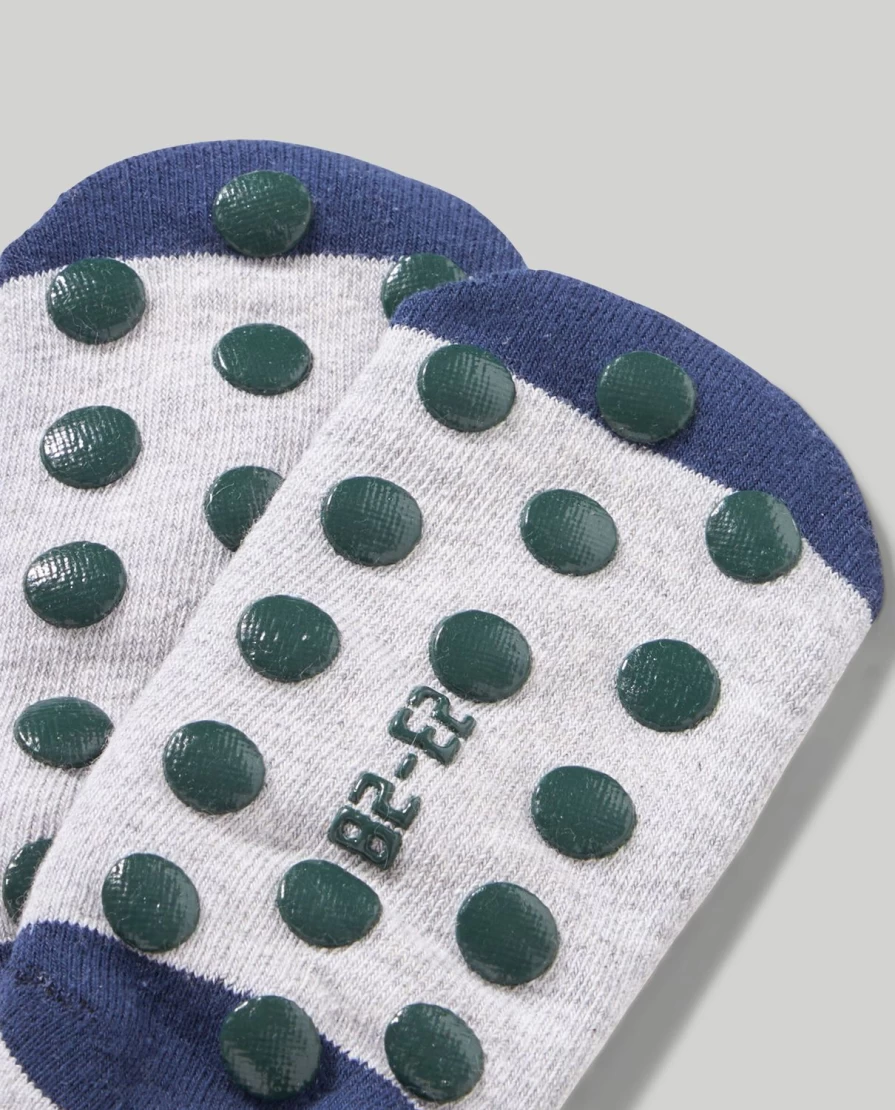 Blukids Non-Slip Gripper Socks for Toddlers and Kids - Anti-Skid Children's Socks