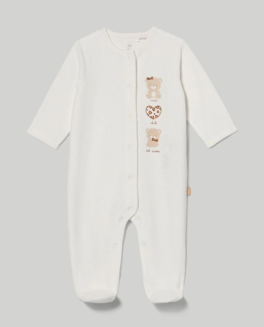Blukids Soft Chenille Romper for Newborns - Cozy Unisex Baby Jumpsuit
