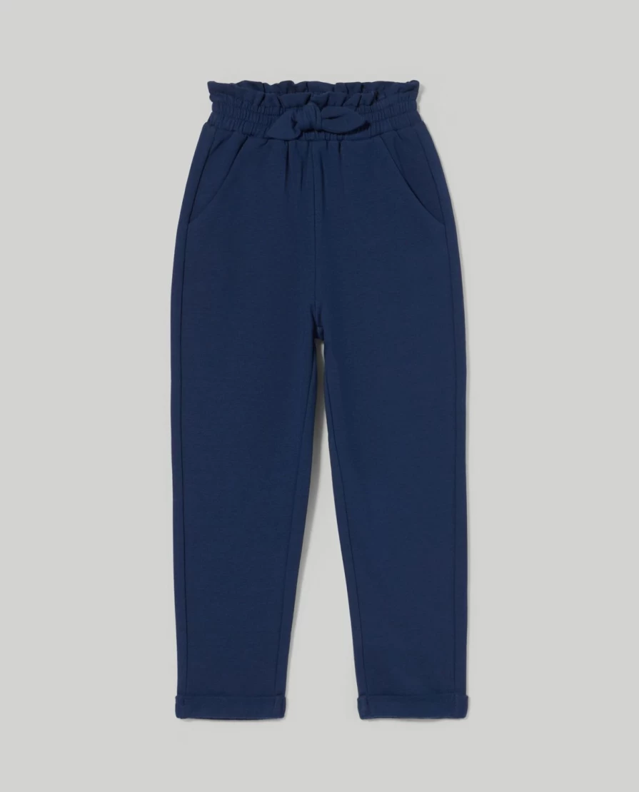 Blukids Girls' Stretch Cotton Sweatpants - Comfortable Kids' Athletic Pants for Active Children