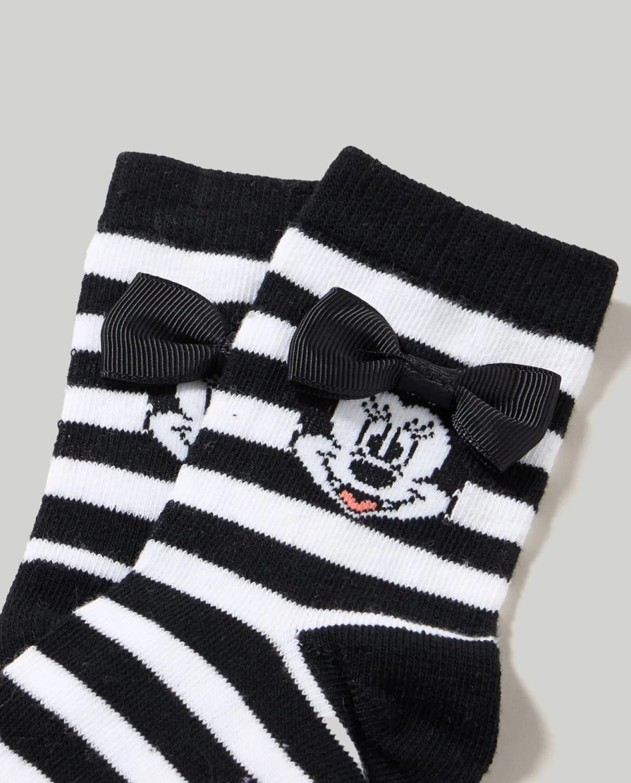Blukids Minnie Girl Kids Medium Length Socks for Children - Cartoon Character Design