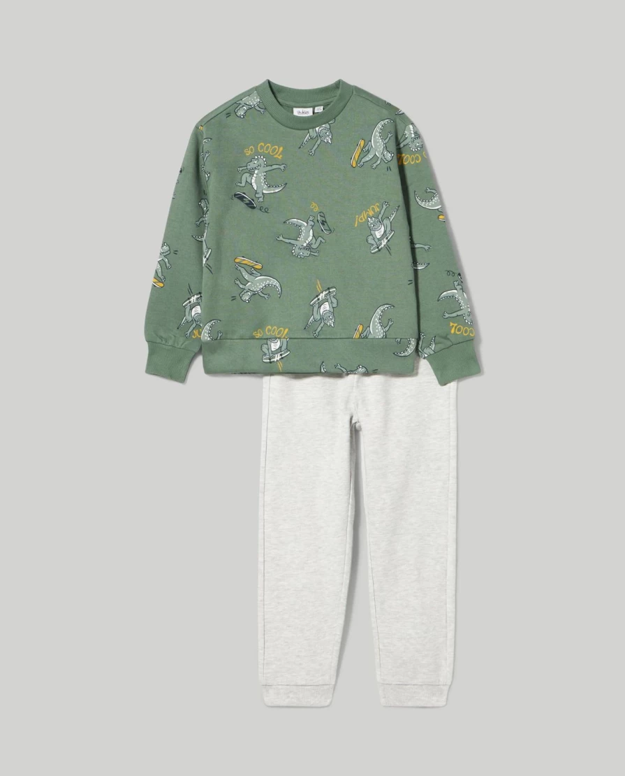 "Blukids Boys' Cotton Jogging Set – Comfortable Children's Activewear"