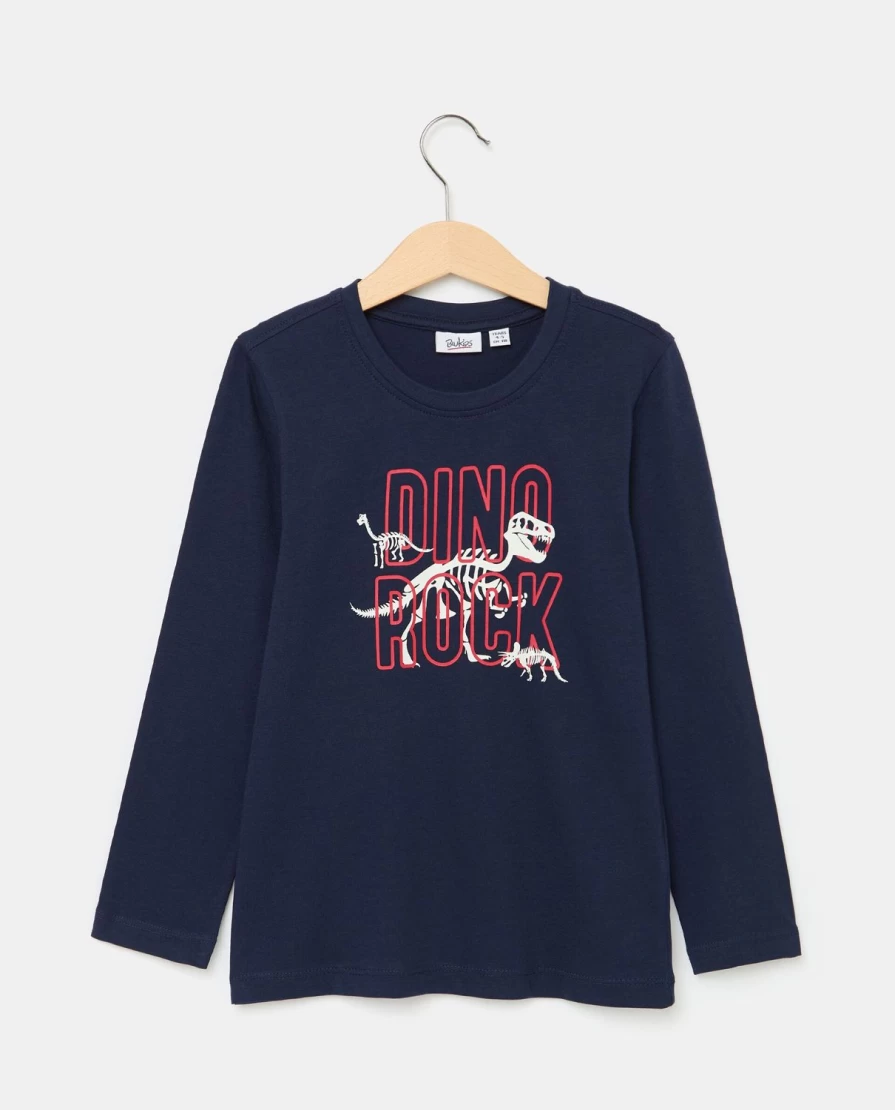 Blukids Boys' Long Sleeve Cotton Jersey T-Shirt for Children