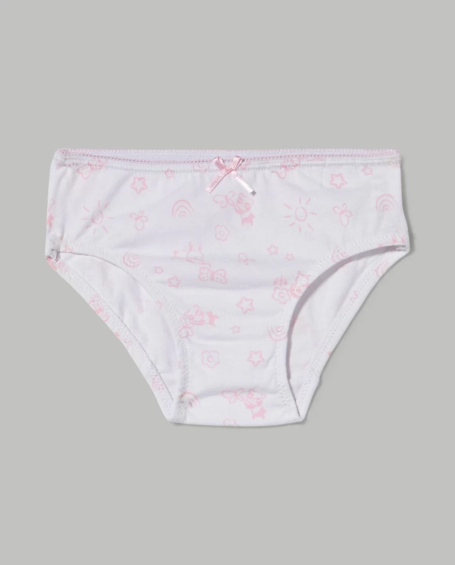 Blukids Newborn Baby Girls Cotton Briefs - Soft 3-Pack Underwear