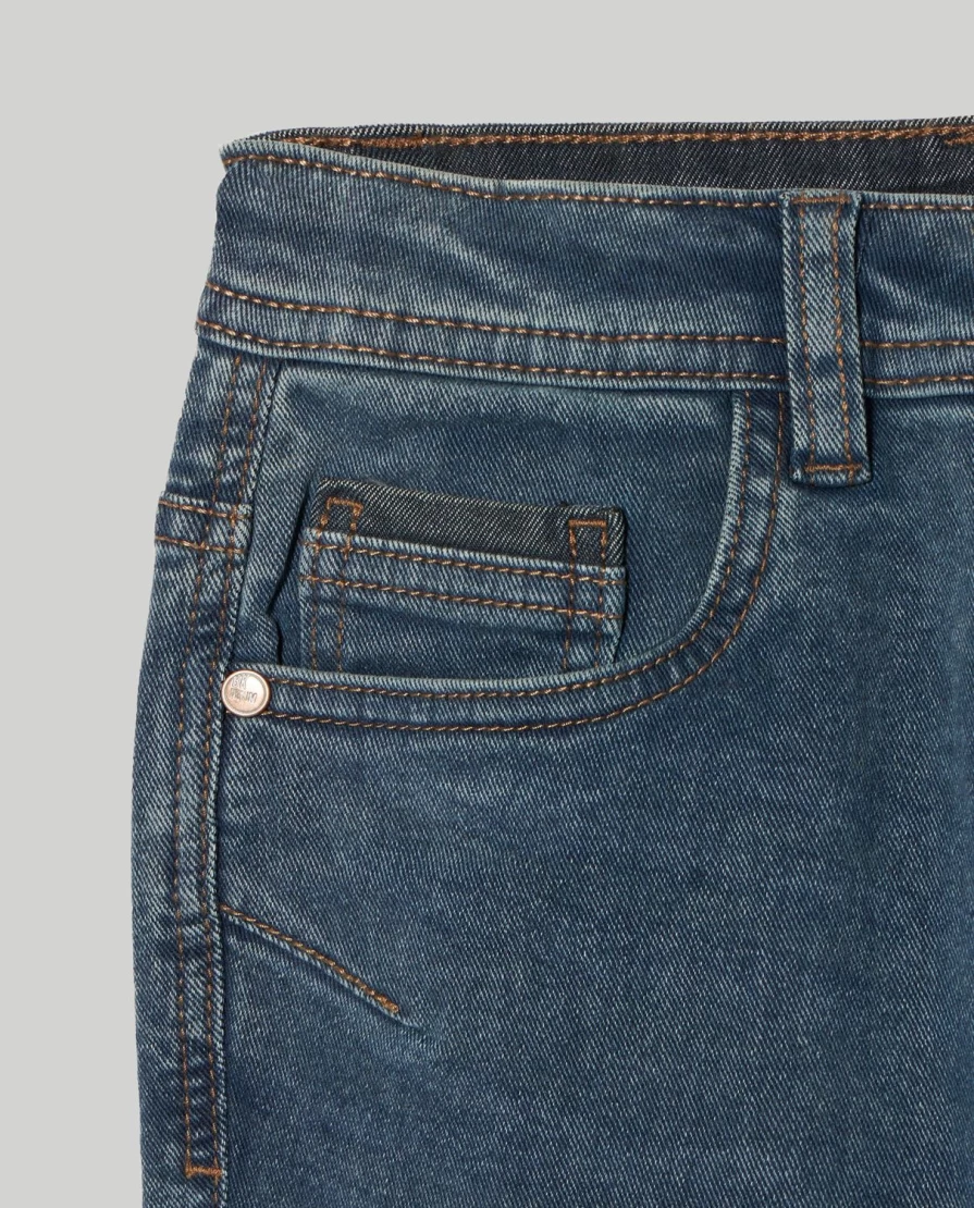 "Blukids Youth Boys' Stretch Cotton Denim Jeans – Comfortable & Durable"