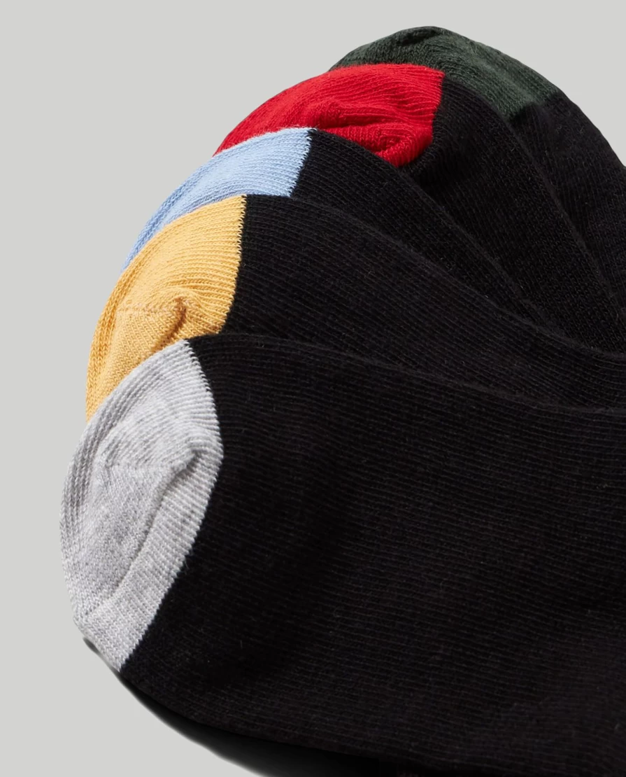 "Blukids 5-Pack Soft Cotton Blend Socks for Kids – Comfortable & Durable"