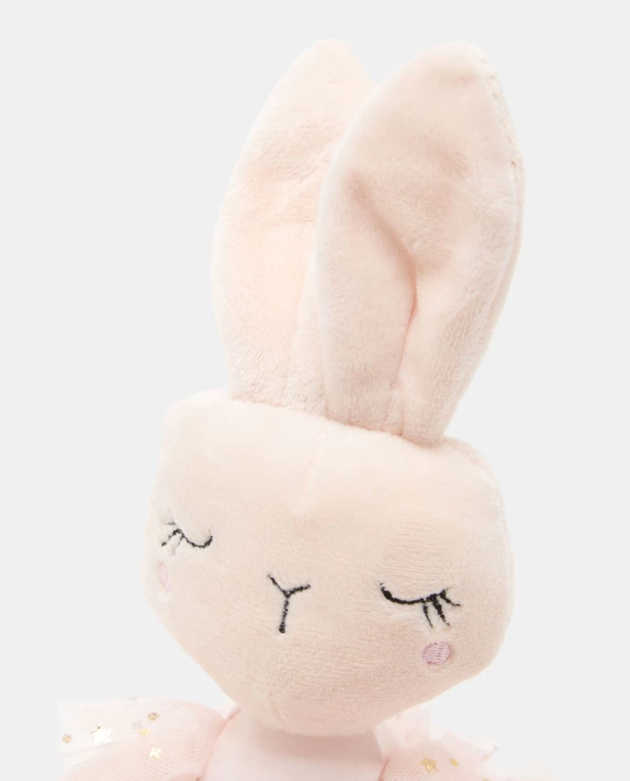 Blukids Plush Ballerina Bunny Stuffed Animal - Soft Toy for Kids, Cuddly Rabbit Doll for Children