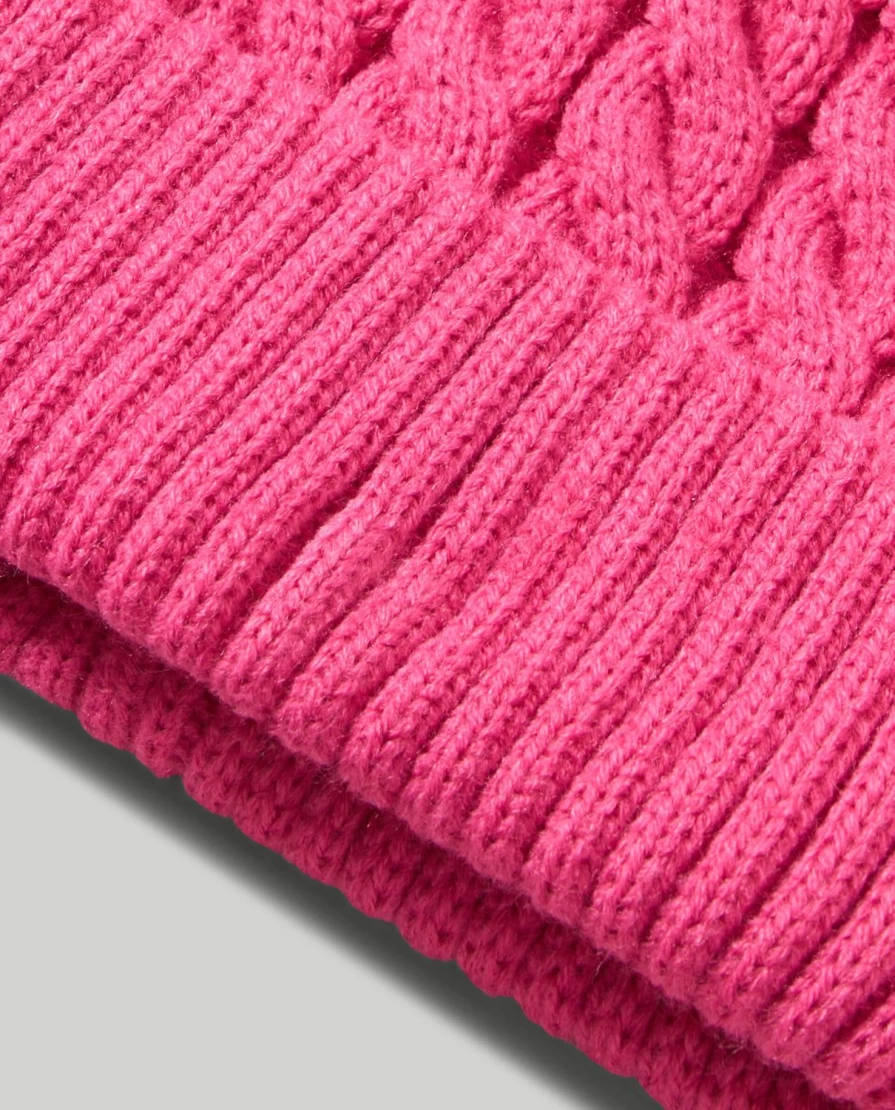 Blukids Children's Braided Knitted Beanie - Soft Winter Hat for Kids