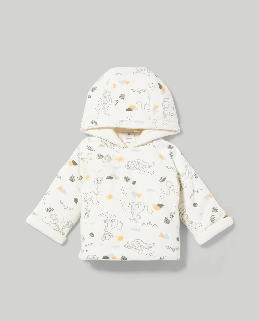Blukids Newborn Baby Hooded Cardigan - Soft & Cozy Infant Knit Sweater for Boys & Girls