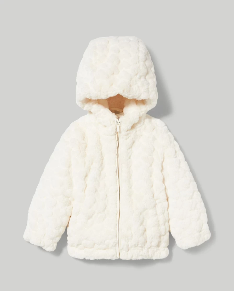 Blukids Newborn Baby Cozy Fake Fur Jacket – Soft Winter Outerwear for Infants