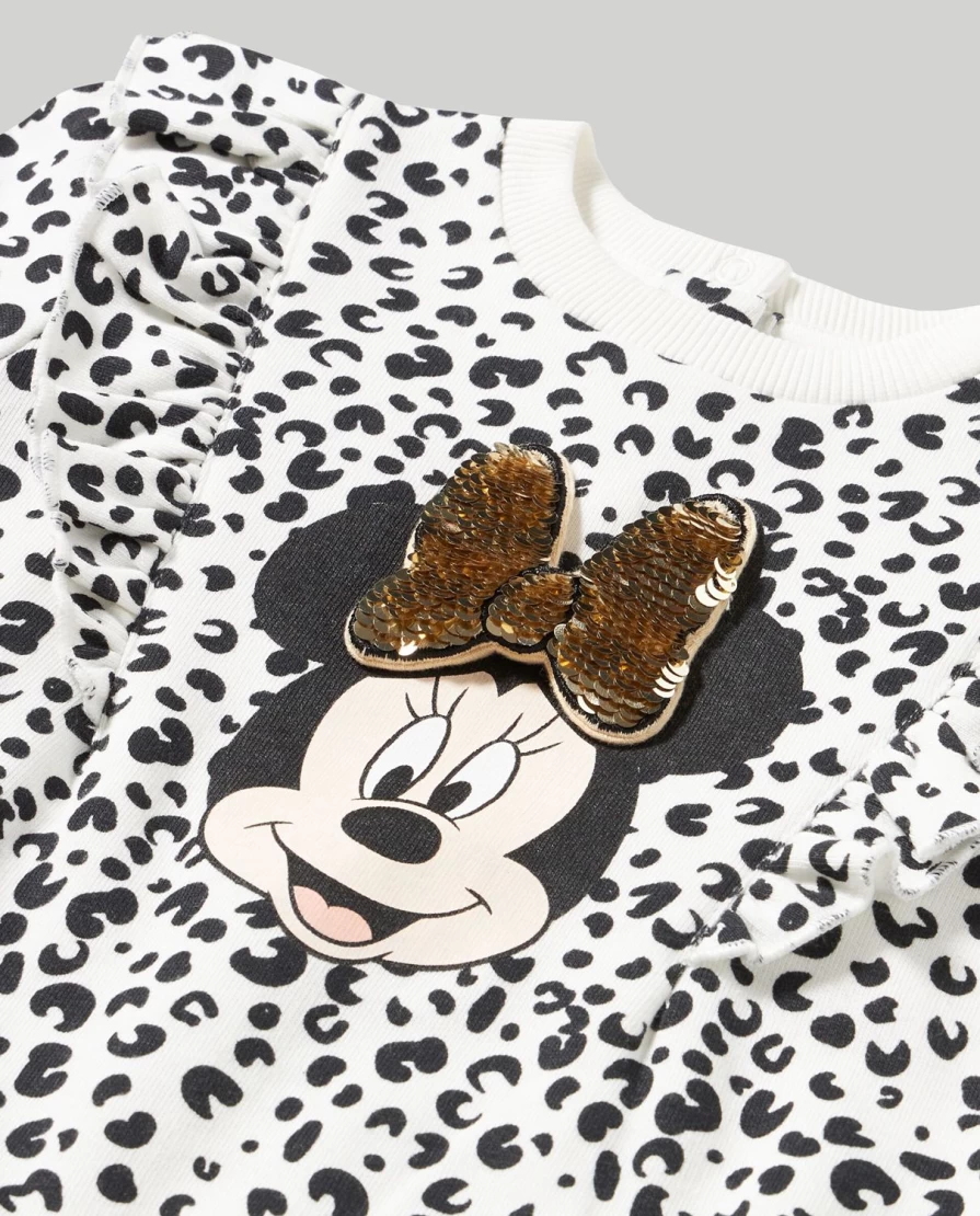 Blukids Newborn Girls' Disney Cotton Sweatshirt
