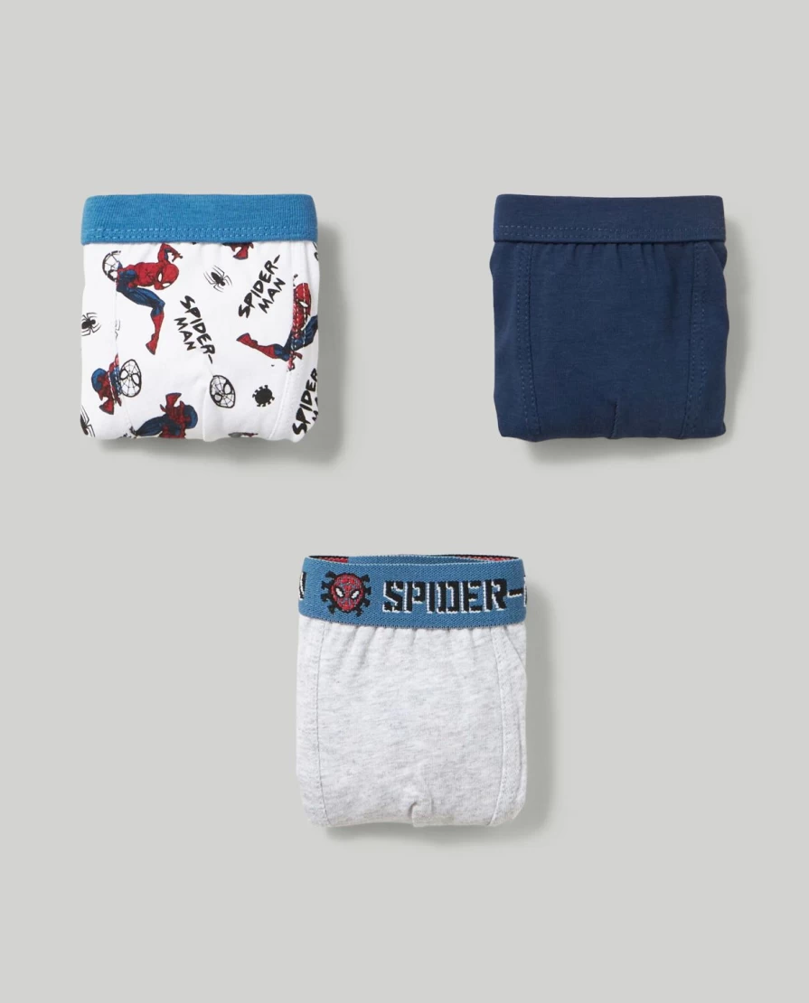 Blukids 3-Pack Stretch Cotton Boxers for Newborn Babies - Soft Comfortable Underwear for Infants