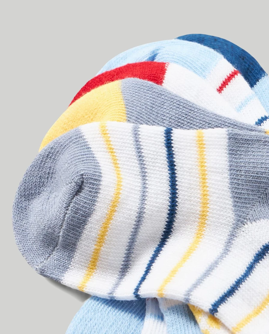 Blukids 5-Pack Soft Cotton Blend Newborn Baby Socks