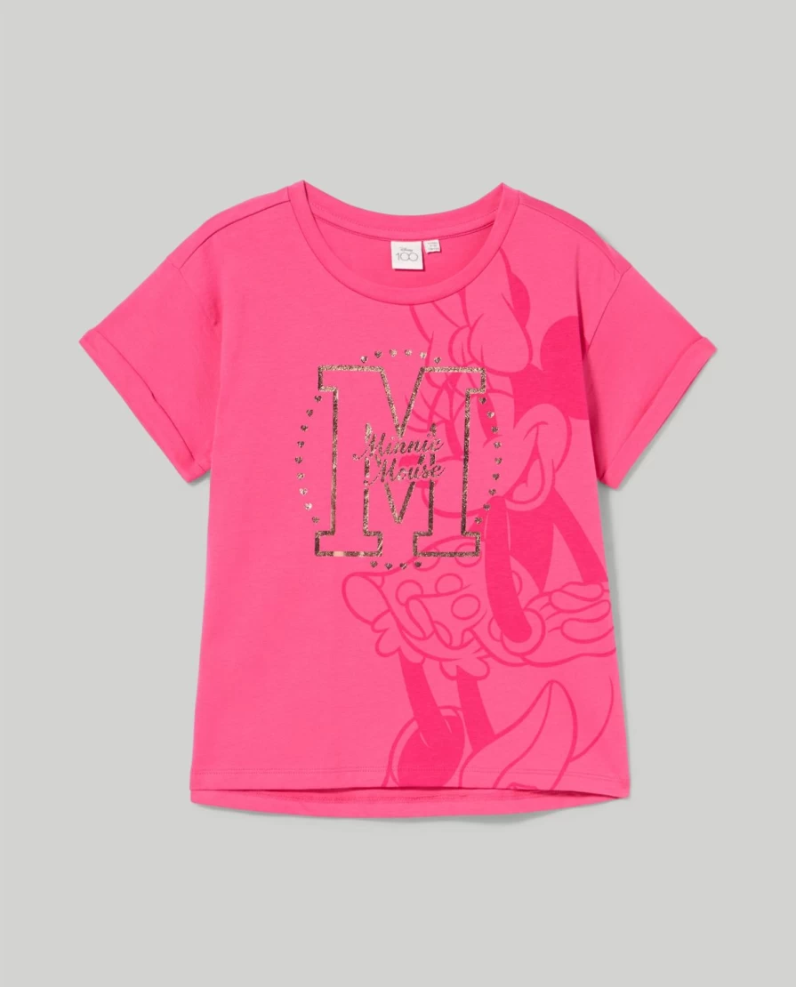 Blukids Youth Disney Girl Printed 100% Cotton T-Shirt for Kids