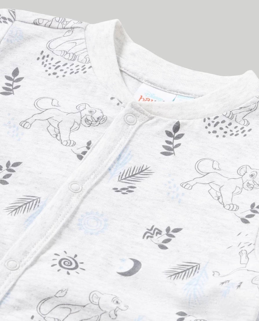 Blukids Pure Cotton Long Onesie for Newborns – Soft & Comfortable Baby Bodysuit
