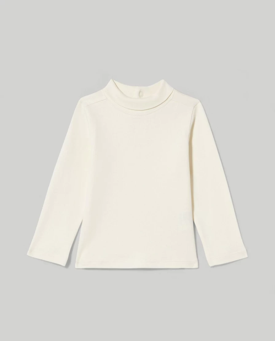 Blukids Newborn Baby Boy's Soft Cotton Turtleneck T-Shirt