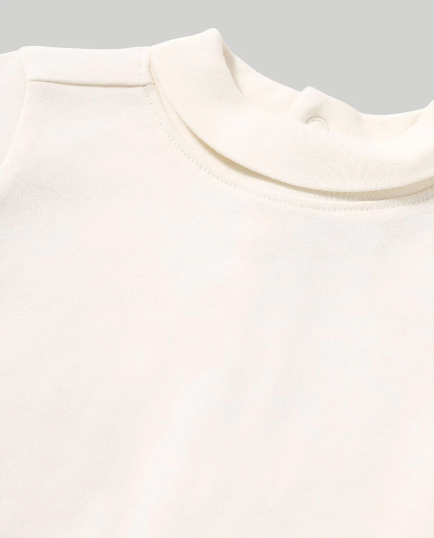 Blukids Newborn Baby Boy's Soft Cotton Turtleneck T-Shirt