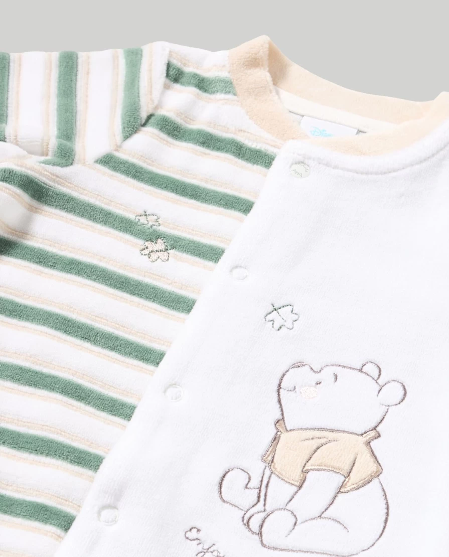 "Blukids Baby Cotton Playsuit with Embroidery & Appliques – Soft & Comfortable Newborn Outfit"