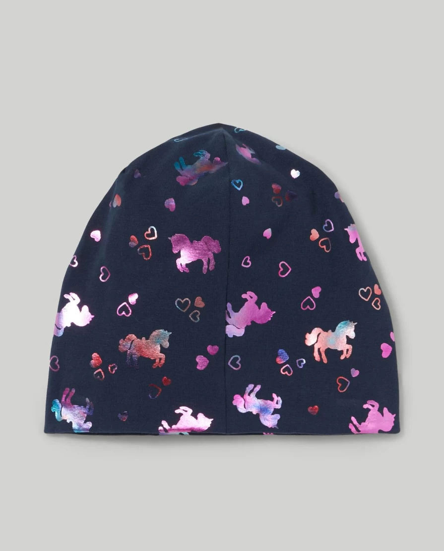 Blukids Kids' Stretch Jersey Printed Baseball Cap for Children
