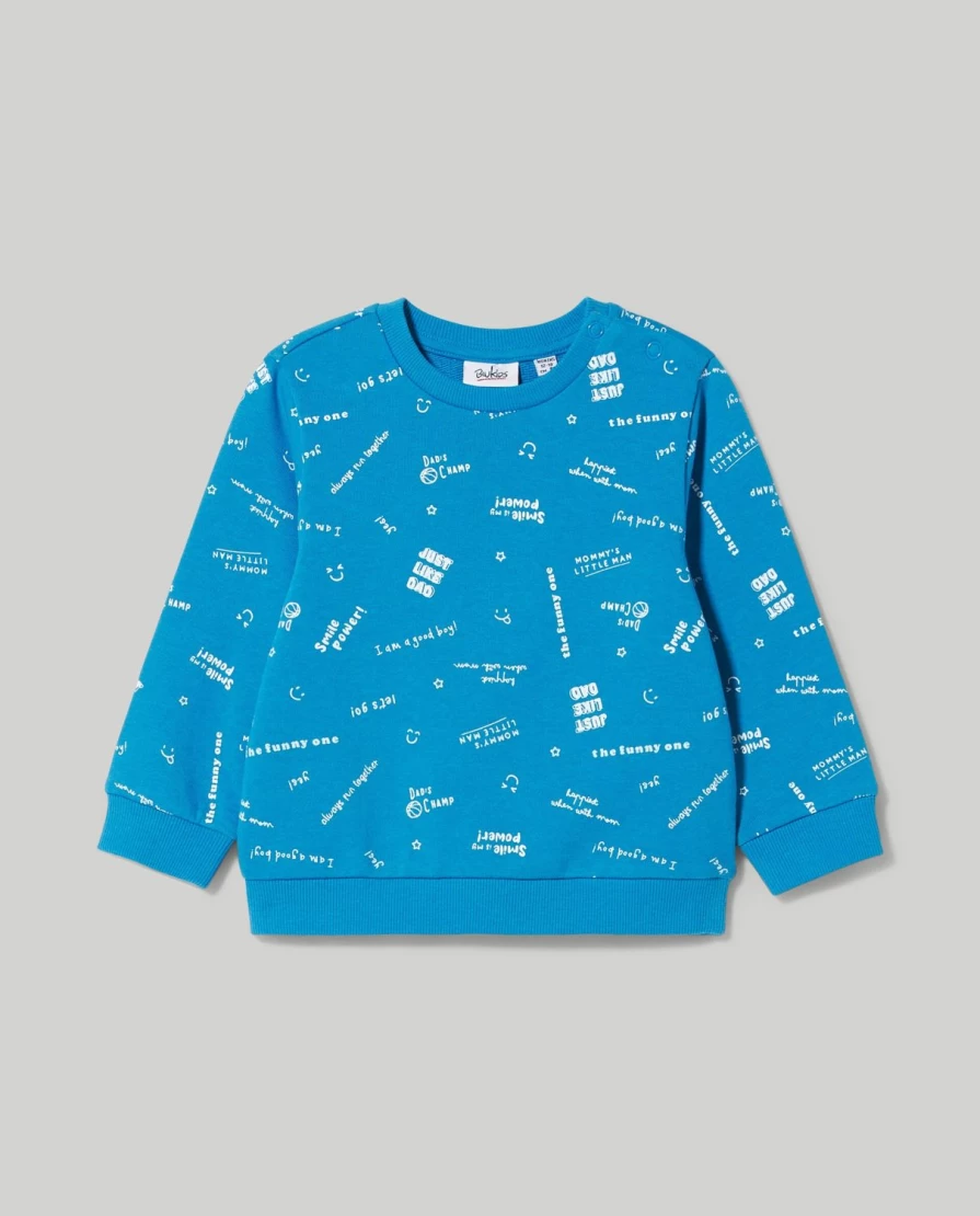 Blukids Newborn Baby Boys & Girls 100% Pure Cotton Sweatshirt - Soft & Comfortable