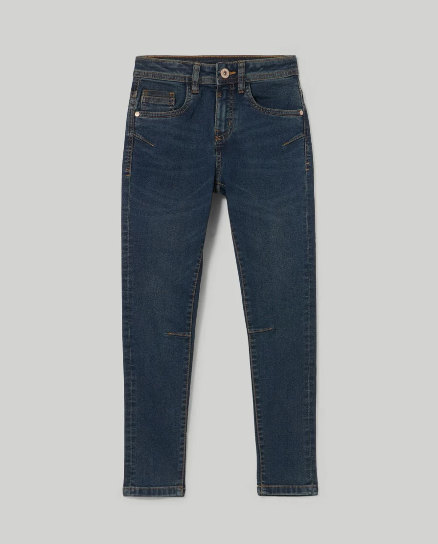 "Blukids Youth Boys' Stretch Cotton Denim Jeans – Comfortable & Durable"