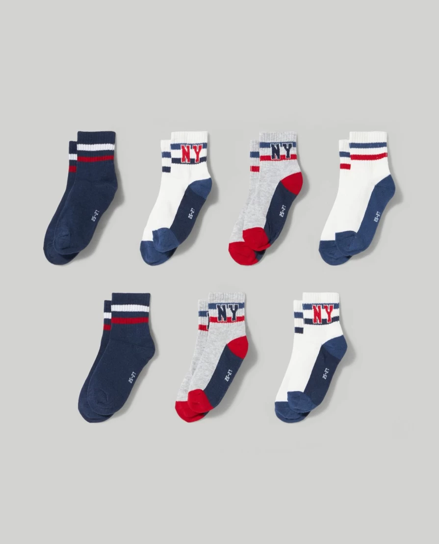 Blukids 7-Pack Children's Socks for Boys and Girls