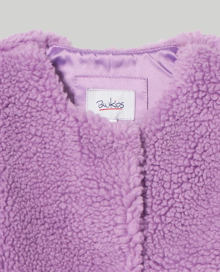 Blukids Girls' Faux Fur Vest for Children - Cozy Winter Outerwear