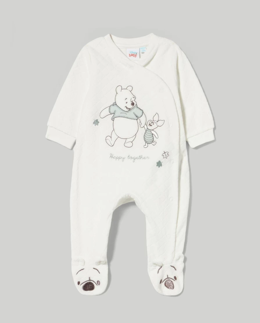 Blukids Newborn Baby Girl's Soft Chenille Romper - Cozy & Stylish Birth Outfit