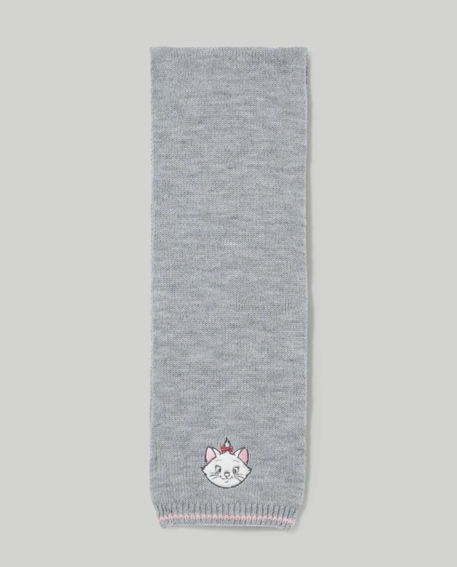 Blukids Newborn Baby Girl Embroidered Tricot Scarf - Soft & Stylish